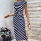 💖LAST DAY SALE 50% OFF💖💃Women's Striped Tie Waist Dress