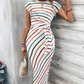 💖LAST DAY SALE 50% OFF💖💃Women's Striped Tie Waist Dress
