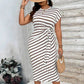 💖LAST DAY SALE 50% OFF💖💃Women's Striped Tie Waist Dress