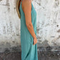 🍧Summer Hot Sale 50% OFF💞Women's Casual Loose Cotton-Linen Blend Jumpsuit with Pockets and Adjustable Straps