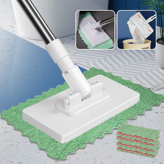 🔥Last Day Sales 70% OFF🔥Disposable Dust Mop with 4 Reusable Cloths