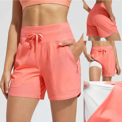 🌞Summer Hot Sale 49% OFF🩳Women's High-Waisted Quick-Dry Swim Shorts