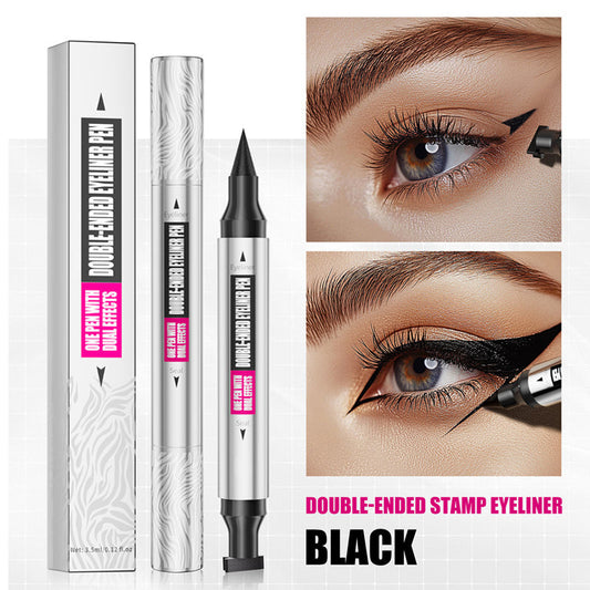 🎉 Last Day Promotion✨Eyeliner with wing stamp🔥Buy 1 Get 1 Free (2 Pcs)
