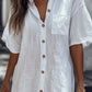 🔥Hot Sale 50% Off💥👗Casual Cotton Linen Shirt Dress