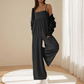 🔥2026 Hot Sale 50% OFF✨⚡ 50K+ SOLD! 🎁🌸Beach Casual Strappy Backless Wide-Leg Jumpsuit