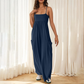 🔥2026 Hot Sale 50% OFF✨⚡ 50K+ SOLD! 🎁🌸Beach Casual Strappy Backless Wide-Leg Jumpsuit