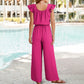 🎉Last Day Promotion 50% OFF💃Women's Solid Color Pleated Square Neck Jumpsuit