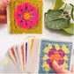 🎁Gift Idea 50% OFF✨🧶The Granny Square Card Deck - 50 Mix & Match Designs🃏