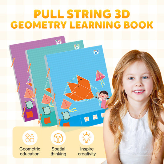 Pull String 3D Geometry Learning Book🔥Limited Time 50% Off🔥