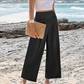 🌸Women's Casual High-Waisted Straight-Leg Cropped Pants