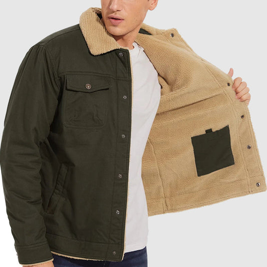 🎁Mid-Year Promotion 50% OFF⏳Men's Retro Western Winter Fleece Jacket