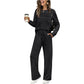 ✨ Women's Crew Neck Top & Drawstring Pants Set