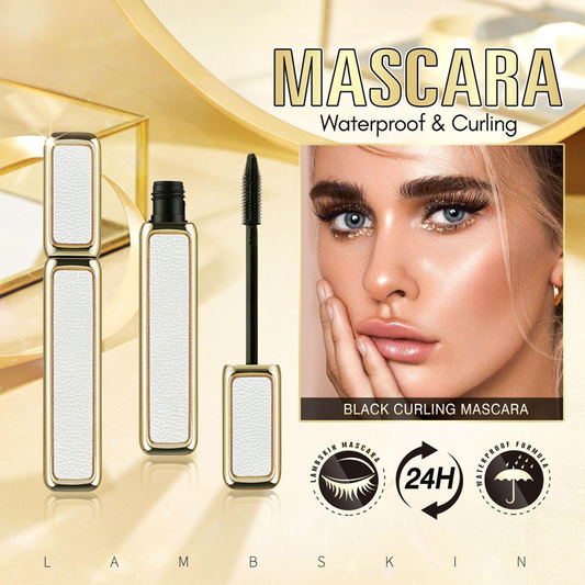 🔥Luxury Sheepskin Gilt Tubes Waterproof Lengthening & Volumizing Mascara