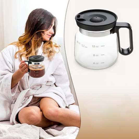 💕49% OFF☕ 16 Oz Glass Coffee Mug – Coffee Pot Style