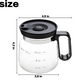 💕49% OFF☕ 16 Oz Glass Coffee Mug – Coffee Pot Style