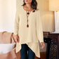 Women's Long Sleeve Asymmetrical Hem T-Shirt