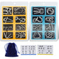 🔥Last Day Promotion 63% OFF🧠🔠Metal Puzzle Ring Set (8-Piece) Blue Edition Brain Teaser Game