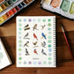 ⏰Hot Sale-50% Off🌼Watercolor Workbook with 16 Colors Paint (Beginner Friendly)