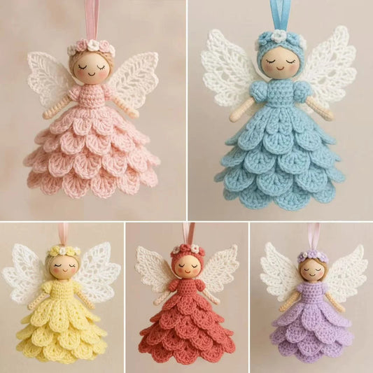 🔥Last Day Sale 50% OFF🎁Crochet Your Own Angel – Complete Craft Kit