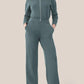 🔥AirEase Sleeve Wide-Leg Jumpsuit -👏4-way stretch, Front zip and Practical pockets!