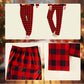 Family Reindeer Print Christmas Pajamas Set