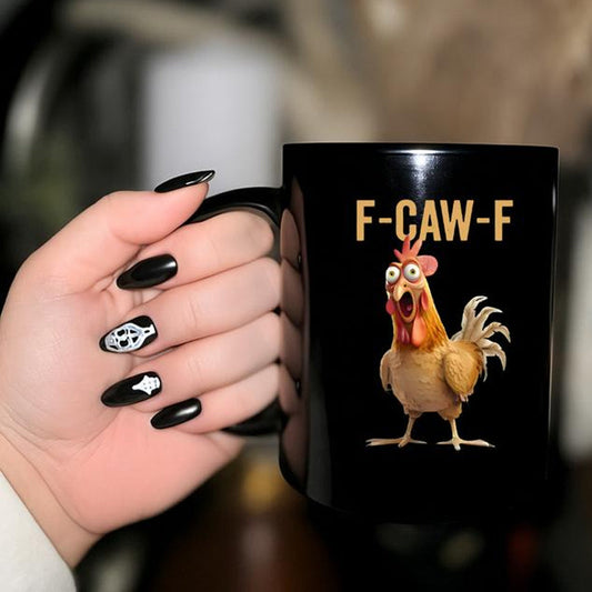 🏆Flash Sale 50% OFF⚡🎄 Christmas gift🎁F-Caw-F Funny Chicken Mug