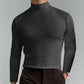 🔥HOT SALE 55% OFF🔥Ultimate Comfort Men's High Neck T-Shirt – Stretch, Breathable, Slim Fit for Gym & Daily Wear!