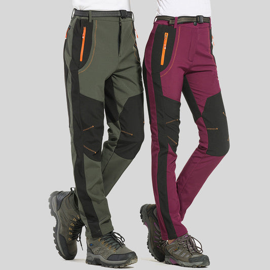 🔥LAST DAY 50% OFF🎉 Suitable for men & women 👷‍♂️👷‍♀️Windproof Waterproof Warm Elastic Waist Hiking trousers