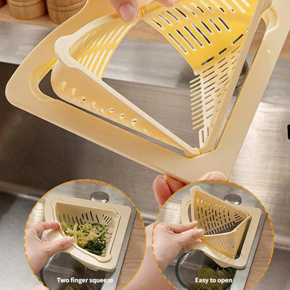 🔥Limited-time 50%OFF -Magnetic Suction Space-Saving Corner Sink Strainer