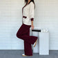 Women's Casual Color Block Two-Piece Set👚👖