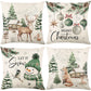 🔥LAST DAY SALE 50% OFF🔥 Cute Christmas Print Pillow Cover