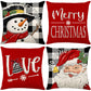 🔥LAST DAY SALE 50% OFF🔥 Cute Christmas Print Pillow Cover
