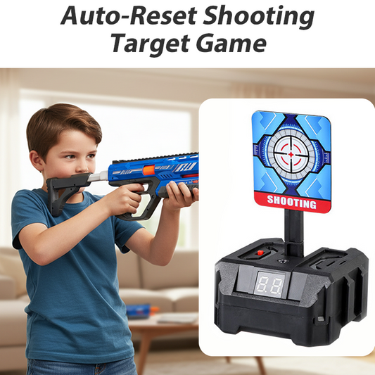 🎁Best Gift 49% OFF🔥✨Electric Auto-Reset Shooting Target Game With Moving Rail