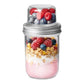 Dual-Layer Overnight Oats Containers with Lids