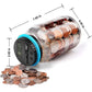 Digital Coin Counting Money Jar | 1.8L, LCD Display, Holds 800–1000 Coins | Dollar / Euro / Pound / AUD