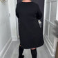 Women's Long Sleeve A-Line Mini Dress