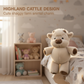 📢📢 60 %  OFF !! ⏰Adorable & Furry Highland Cattle Soft Toy