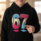 😆 60% OFF NOW! 👕 Kids‘ Funny 67 Meme Hoodie – Soft, Trendy & Hilarious Design – Perfect for Play & School 🎒