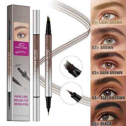 📢Buy 1 Free 1🔥40K+ SOLD! 2026 New 2-in-1 Waterproof Liquid Brow Pen
