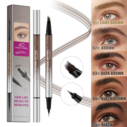 📢Buy 1 Free 1🔥40K+ SOLD! 2026 New 2-in-1 Waterproof Liquid Brow Pen