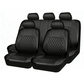 ⭐ 2026 Bestseller | 9-Pieces Full Set Universal Fit Leather Seat Covers | Refresh Your Car Interior 🔥【50% OFF】