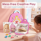 🔥HOT SALE 50% OFF✨JSR Special Diamond Painting & Princess Book Makeup Craft Kits Foil Art Books Set Play on Paper for Girl Handcraft Easter Gifts