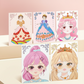 🔥HOT SALE 50% OFF✨JSR Special Diamond Painting & Princess Book Makeup Craft Kits Foil Art Books Set Play on Paper for Girl Handcraft Easter Gifts