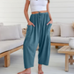 💖LAST DAY SPECIAL PRICE: ￡13.99!!💖Women's Solid Color Wide Leg Pants