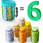 🎁Last Day Promotion 60% OFF🔥Pill Dispenser Bottle with 6 Compartments | Never Miss a Dose Again! 💊⏰