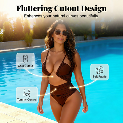 🎉Summer New 49% OFF🔥Women's High-Waisted Tummy Control Swimwear