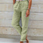 🌸LAST DAY 50% OFF!!🌸Women's Elastic Waist Cotton Linen Casual Pants