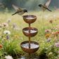 🔥HOT SALE 49% OFF🔥3-Tier Rustic Metal Bird Feeder & Drinker Stake