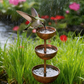 🔥HOT SALE 49% OFF🔥3-Tier Rustic Metal Bird Feeder & Drinker Stake