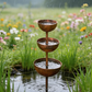 🔥HOT SALE 49% OFF🔥3-Tier Rustic Metal Bird Feeder & Drinker Stake
